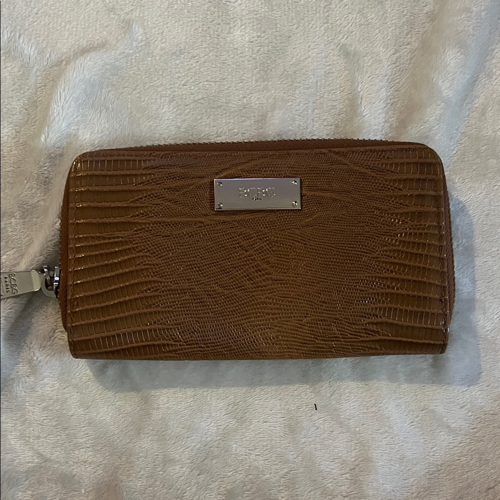 Brown Crocodile Embossed Wallet